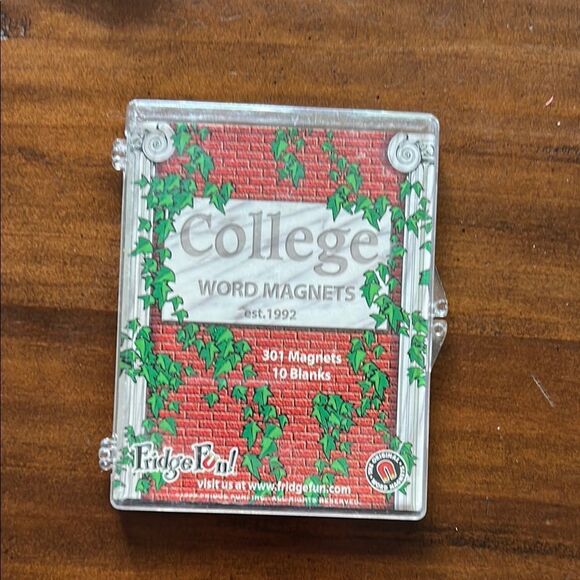 Fridge Fun College Word Magnets - Picture 1 of 8